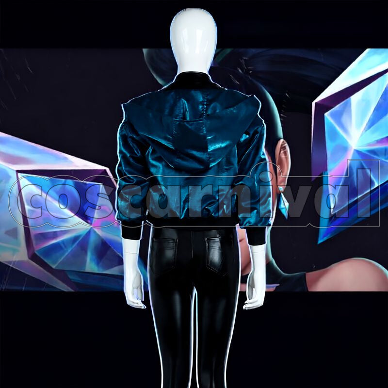 Legends K/DA All Out Kai'Sa Daughter of the Void Cosplay cosplay costume from League of, back view