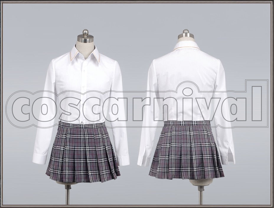 Natsume Haruka Saigusa Girls cosplay costume from Little Busters! Rin, front view 3