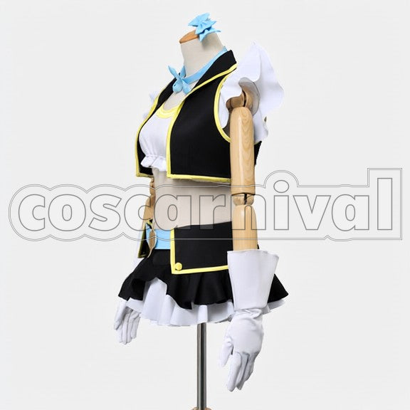 Ayase cosplay costume from Love Live! Eli, side view