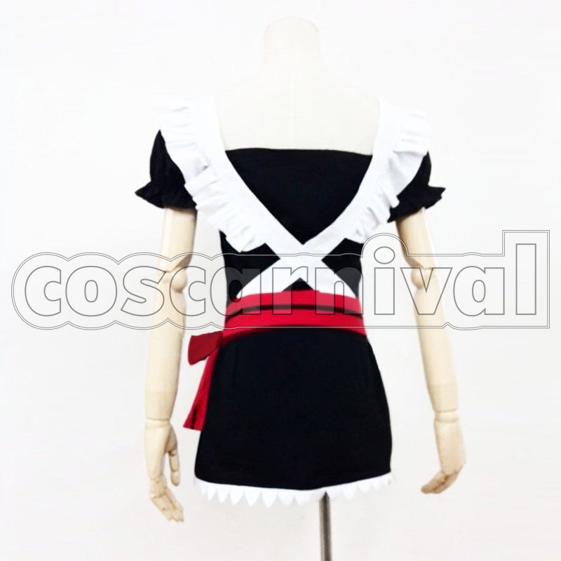 Ayase Maid Outfit mogyuttolovede Sekkin Chuu! ! cosplay costume from Love Live! Eli, back view