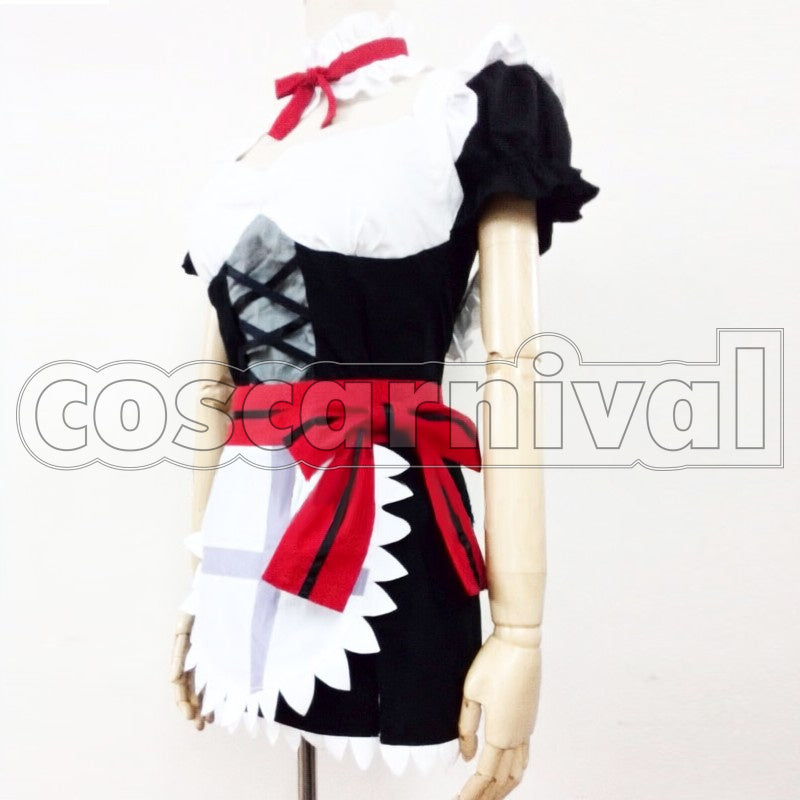 Ayase Maid Outfit mogyuttolovede Sekkin Chuu! ! cosplay costume from Love Live! Eli, front view 2