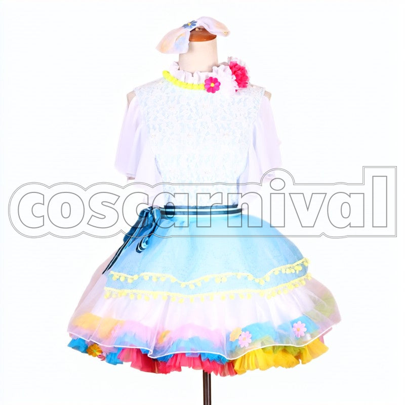 Hanayo Koizumi cosplay costume from Love Live!, front view