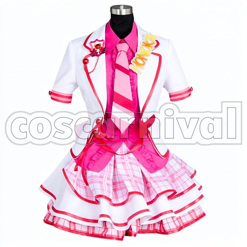 Honoka Kosaka cosplay costume from Love Live!, front view