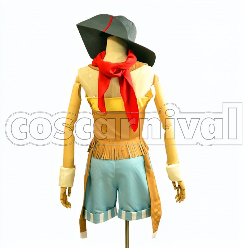 Initial SR Awakened Rin Hoshizora cosplay costume from Love Live!, front view 2