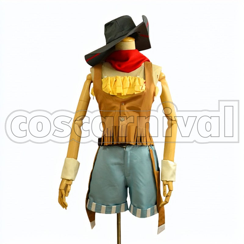 Rin Hoshizora cosplay costume from Love Live!, front view
