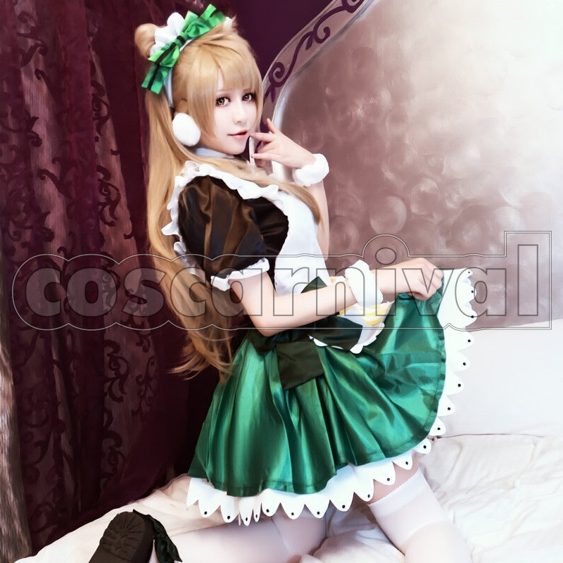 Mogyutto love de Sekkin Chuu! Kotori Minami cosplay costume from Love Live! Maid, front view 2