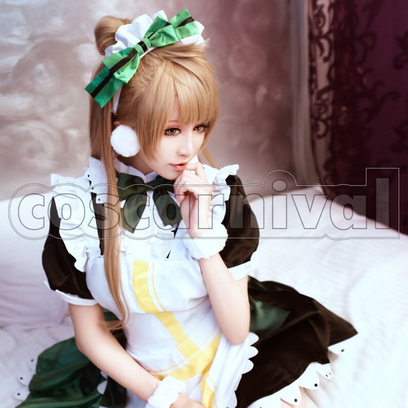 Mogyutto love de Sekkin Chuu! Kotori Minami cosplay costume from Love Live! Maid, front view 3
