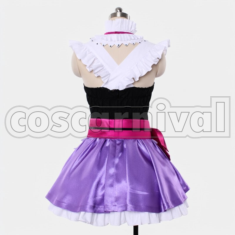 Mogyutto love de Sekkin Chuu! Nozomi Tojo cosplay costume from Love Live! Maid, back view