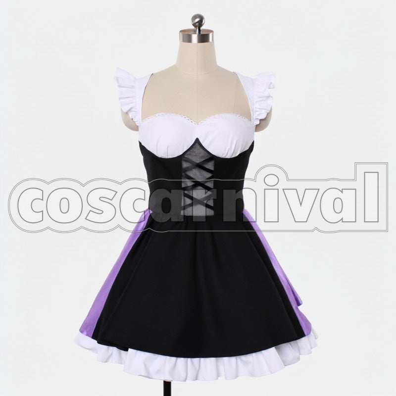 Mogyutto love de Sekkin Chuu! Nozomi Tojo cosplay costume from Love Live! Maid, front view 2
