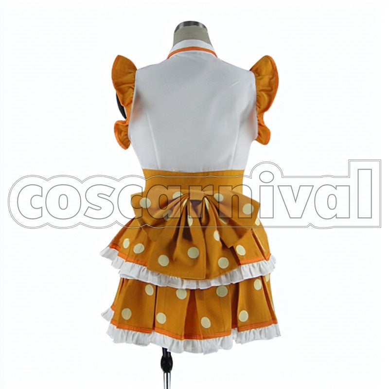 Chika Takami Omoi yo Hitotsu ni Nare cosplay costume from Love Live!, back view