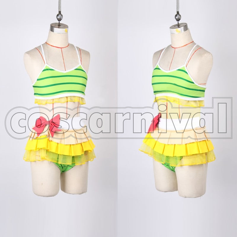 Yazawa Swimsuit cosplay costume from Love Live! Nico, front view 2