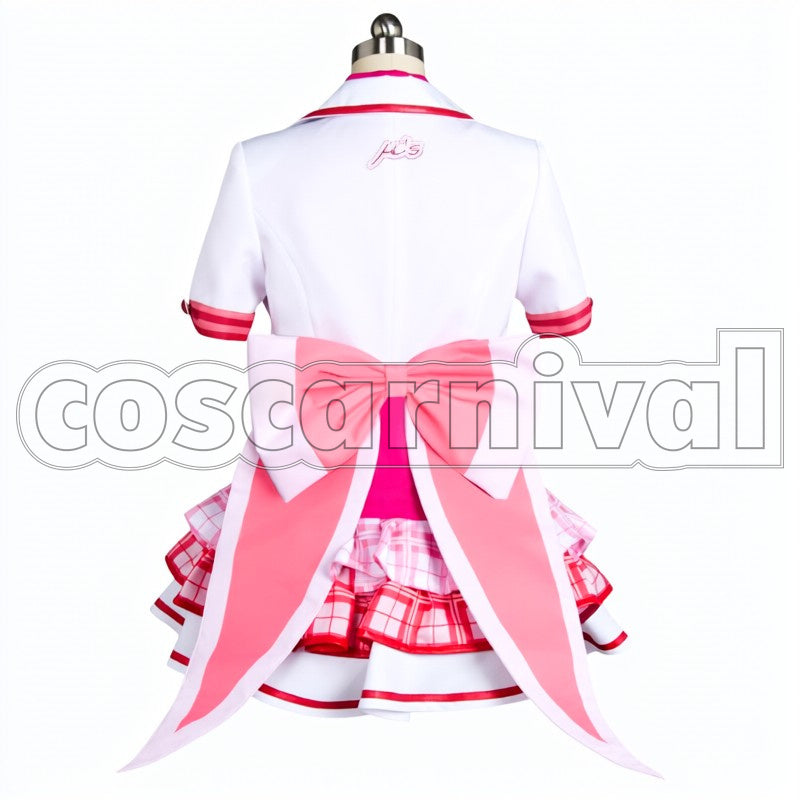 Tojo School Idol Festival cosplay costume from Love Live! Nozomi, back view