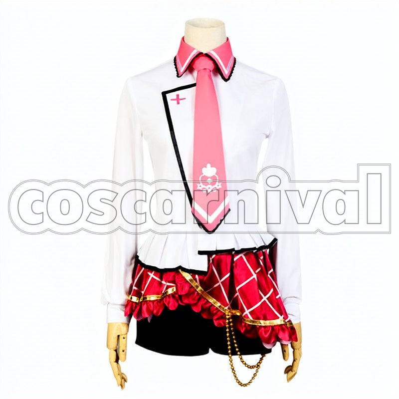 Rin Hoshizora cosplay costume from Love Live! Occupation, front view 2