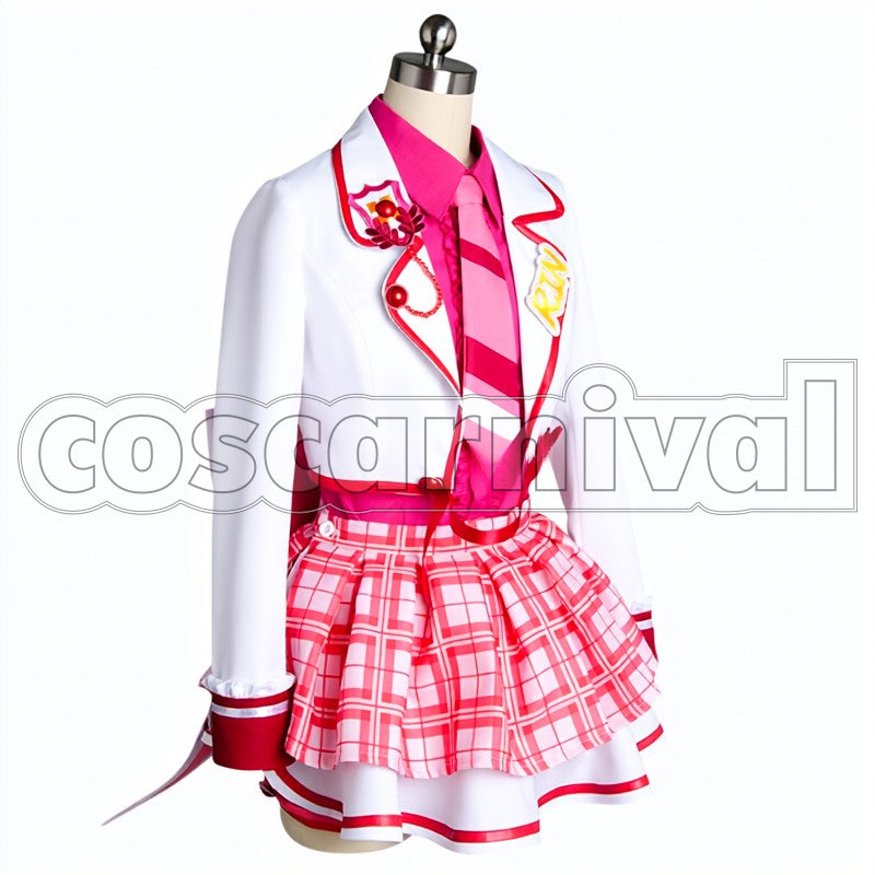 Hoshizora School Idol Festival cosplay costume from Love Live! Rin, side view