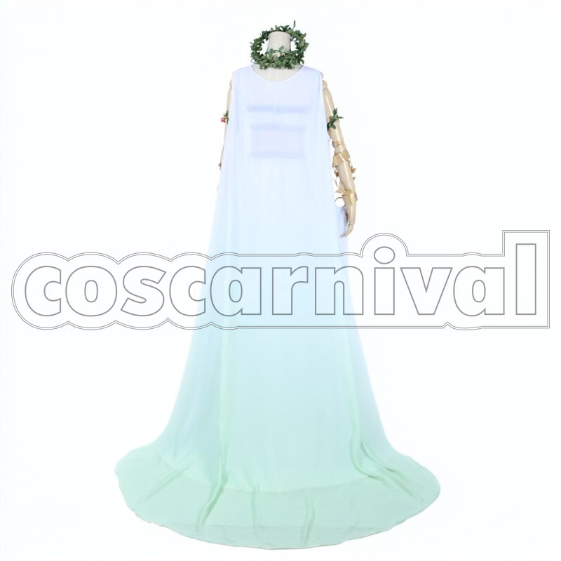 Idol Festival Autumn Harvest: Goddess of Abundance SR Awakened Hanayo Koizumi cosplay costume from Love Live! School, back view