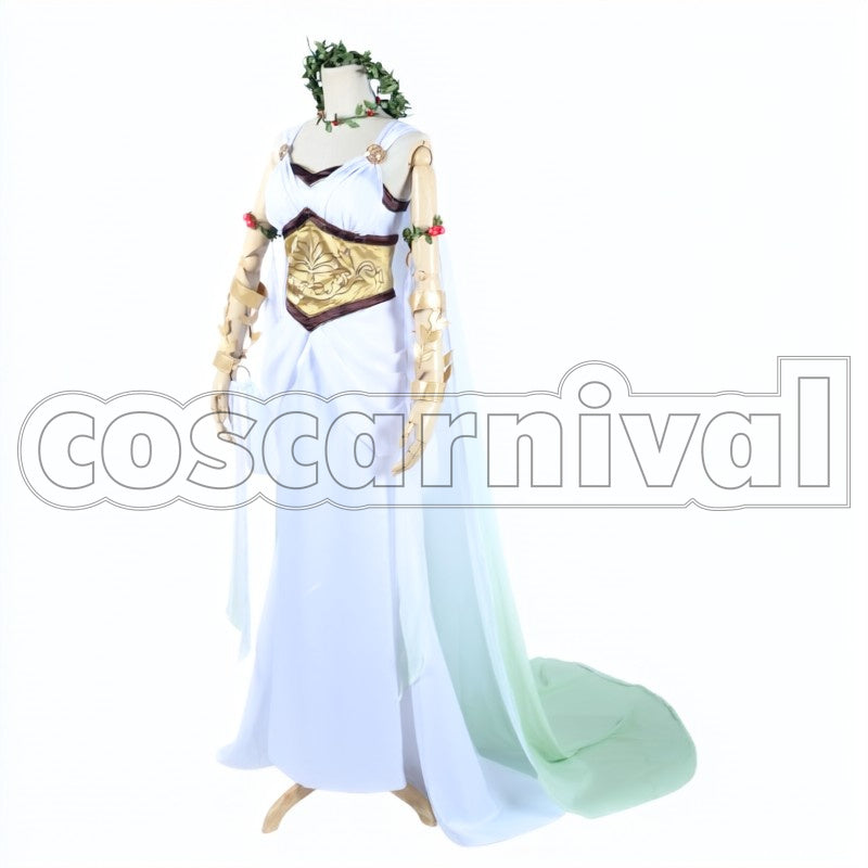 Idol Festival Autumn Harvest: Goddess of Abundance SR Awakened Hanayo Koizumi cosplay costume from Love Live! School, side view