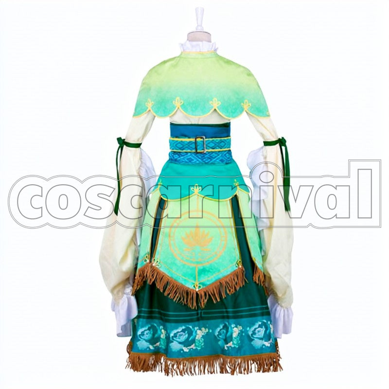 Idol Festival Hanayo Koizumi Seven Lucky Gods God of Happiness cosplay costume from Love Live! School, back view