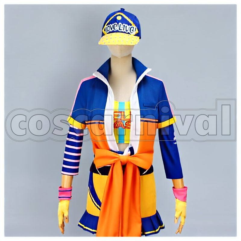Project Eli Ayase Baseball Idolized Cosplay cosplay costume from Love Live! School Idol, front view 1