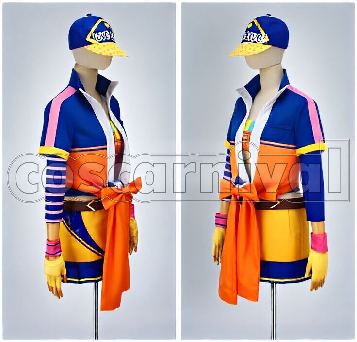 Project Eli Ayase Baseball Idolized Cosplay cosplay costume from Love Live! School Idol, front view 2