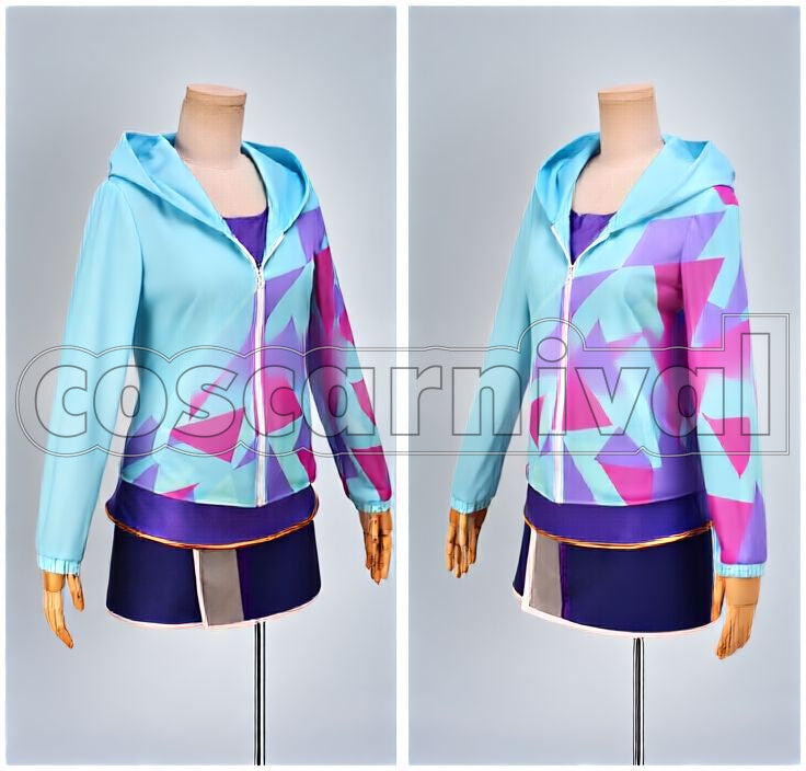 Project Eli Ayase Baseball Unidolized Cosplay cosplay costume from Love Live! School Idol, front view 2