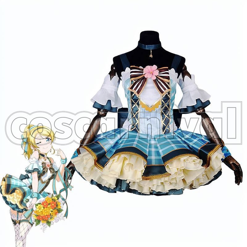 Project Eli Ayase Flower Bouquet Idolized Cosplay cosplay costume from Love Live! School Idol, front view 2