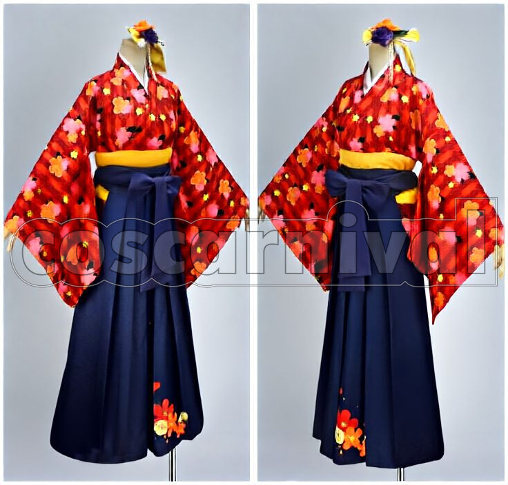 Project Honoka Kosaka Taisho Romantic Style Unidolized Cosplay cosplay costume from Love Live! School Idol, front view 2