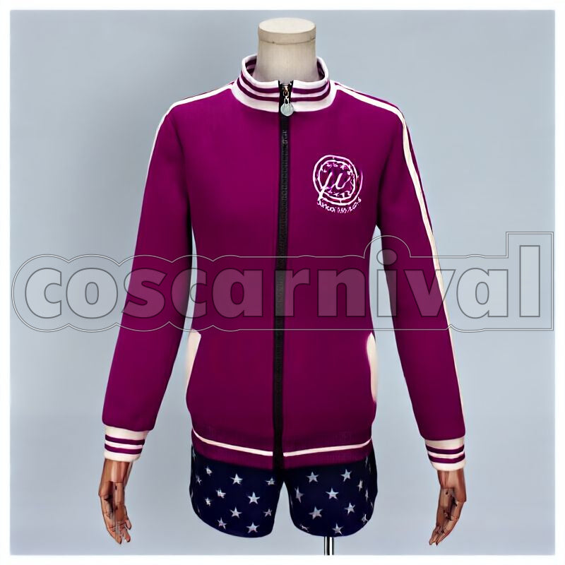 Project μ's Nozomi Tojo Jersey Unidolized Cosplay cosplay costume from Love Live! School Idol, front view 1