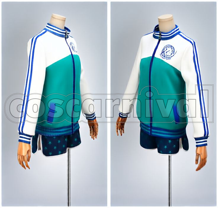 Project μ's Umi Sonoda Jersey Unidolized Cosplay cosplay costume from Love Live! School Idol, front view 2