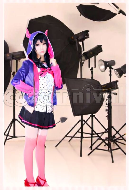 Project Nico Yazawa Little Devil Unidolized Cosplay cosplay costume from Love Live! School Idol, front view 3