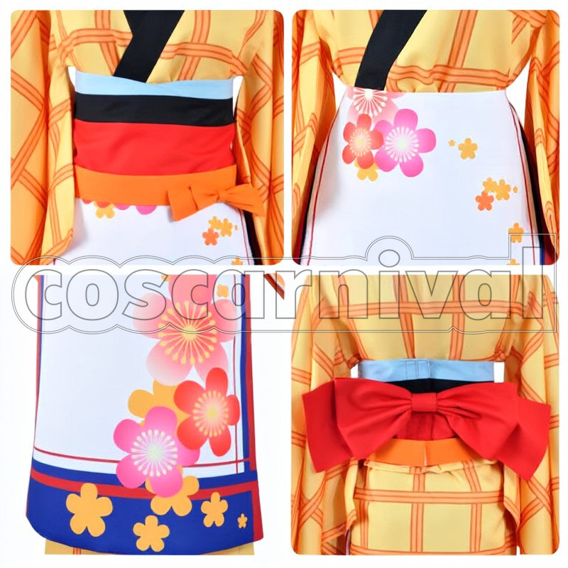 Idol Festival Seven Lucky Gods Juroujin SR Pre-Awakening Rin Hoshizora cosplay costume from Love Live! School, detail-1