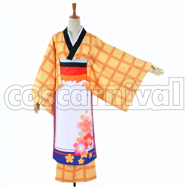 Rin Hoshizora cosplay costume from Love Live!, front view