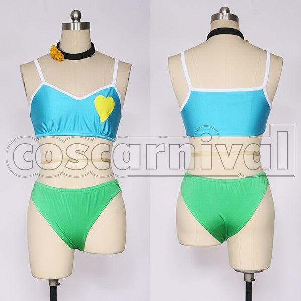 Idol Festival Natsuiro Egao de 1 2 Jump! Kotori Minami cosplay costume from Love Live! School, front view 3