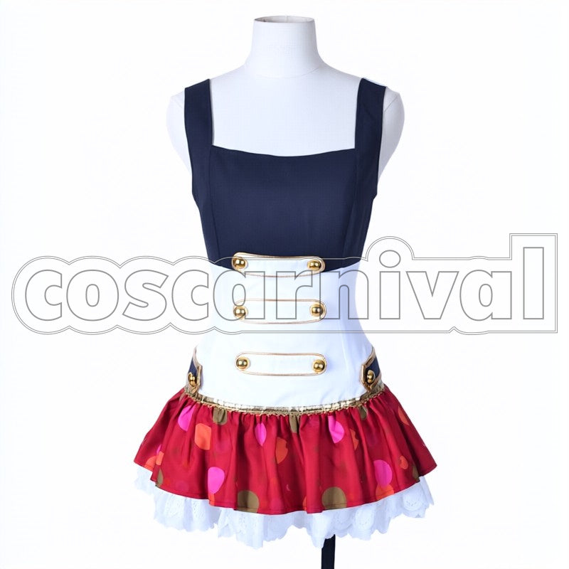 Idol Festival Valentine 2015 First Half Awakened Nico Yazawa cosplay costume from Love Live! School, front view 2