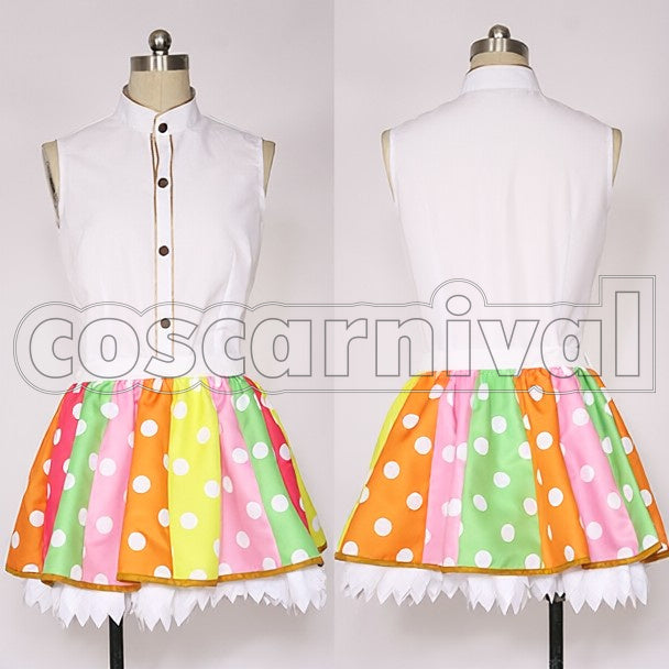 Idol Festival Apron SR Honoka Kosaka cosplay costume from Love Live! School, front view 3