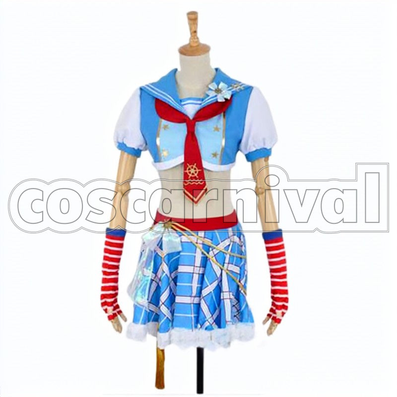 Idol Festival Marine UR Rin Hoshizora cosplay costume from Love Live! School, front view 2