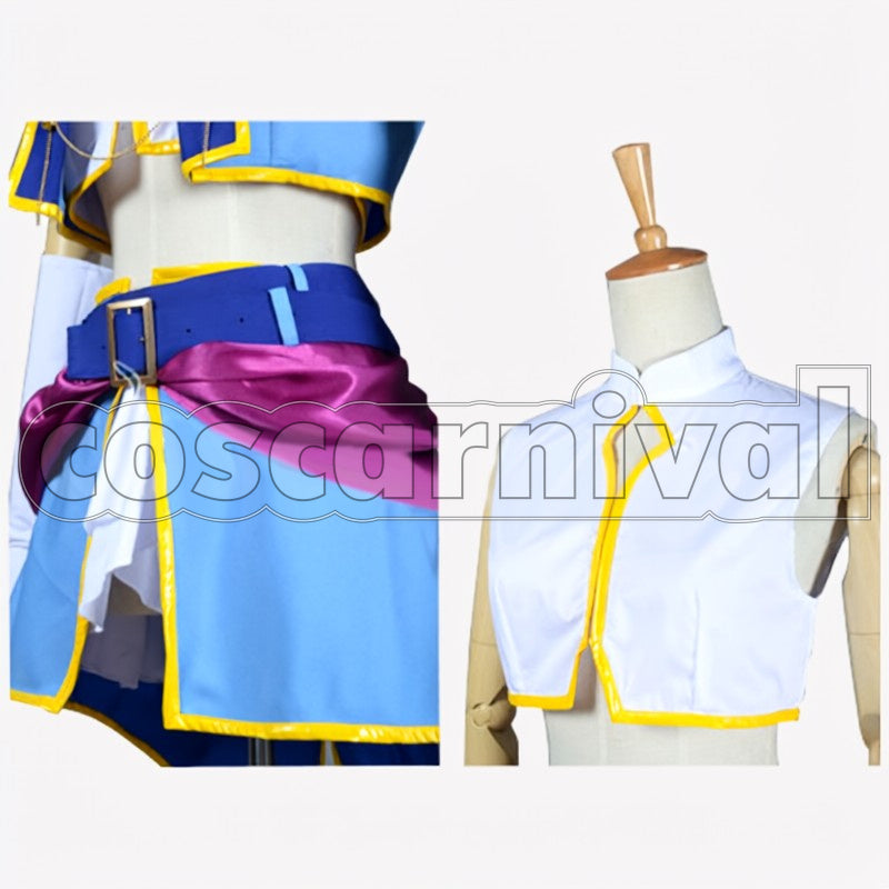 2 Insert Song Shin guru2 Dancing stars on me! Eli Ayase Stage Theme Outfit cosplay costume from Love Live! Season, detail-1