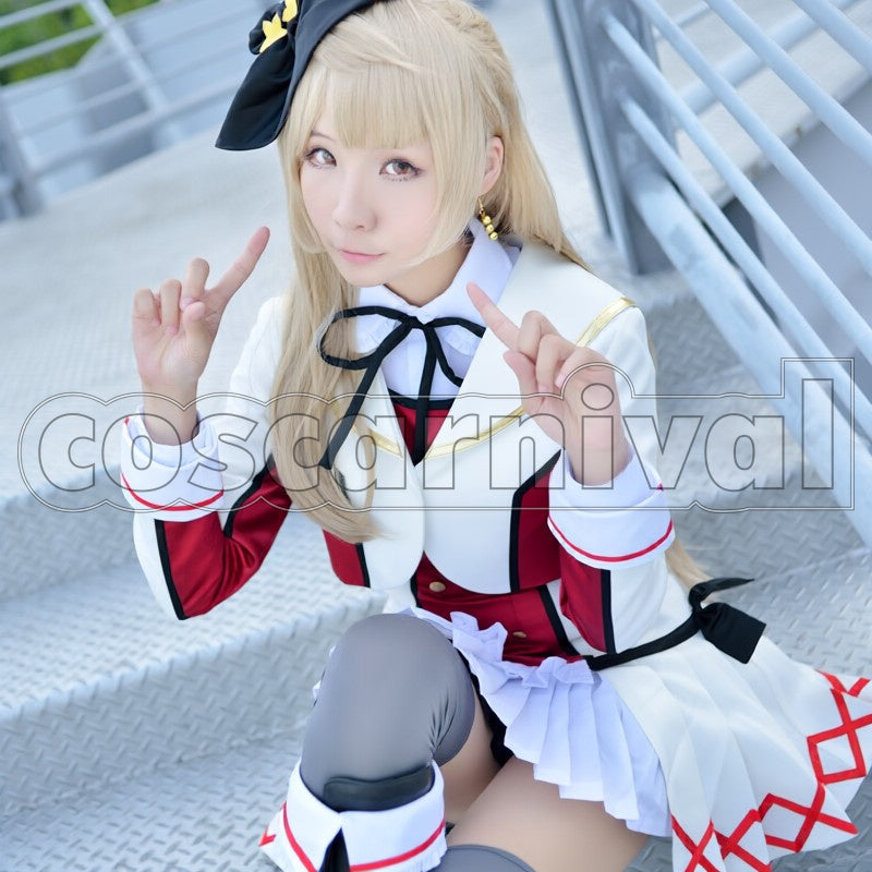 2 Sore wa Bokutachi no Kiseki Kotori Minami Deluxe cosplay costume from Love Live! Season, front view 3
