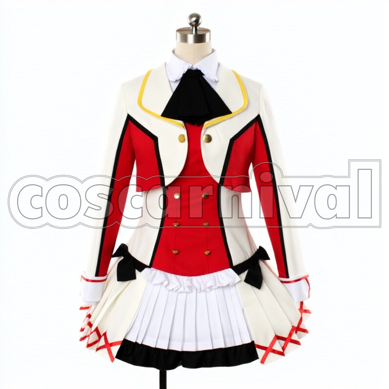2 Sore wa Bokutachi no Kiseki Rin Hoshizora cosplay costume from Love Live! Season, front view 2