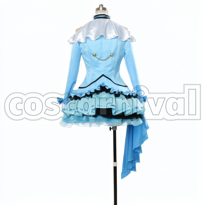 2 Episodes 12 13 Insert Song KiRa-KiRa Sensation! Happy maker! Eli Ayase cosplay costume from Love Live! Season, back view