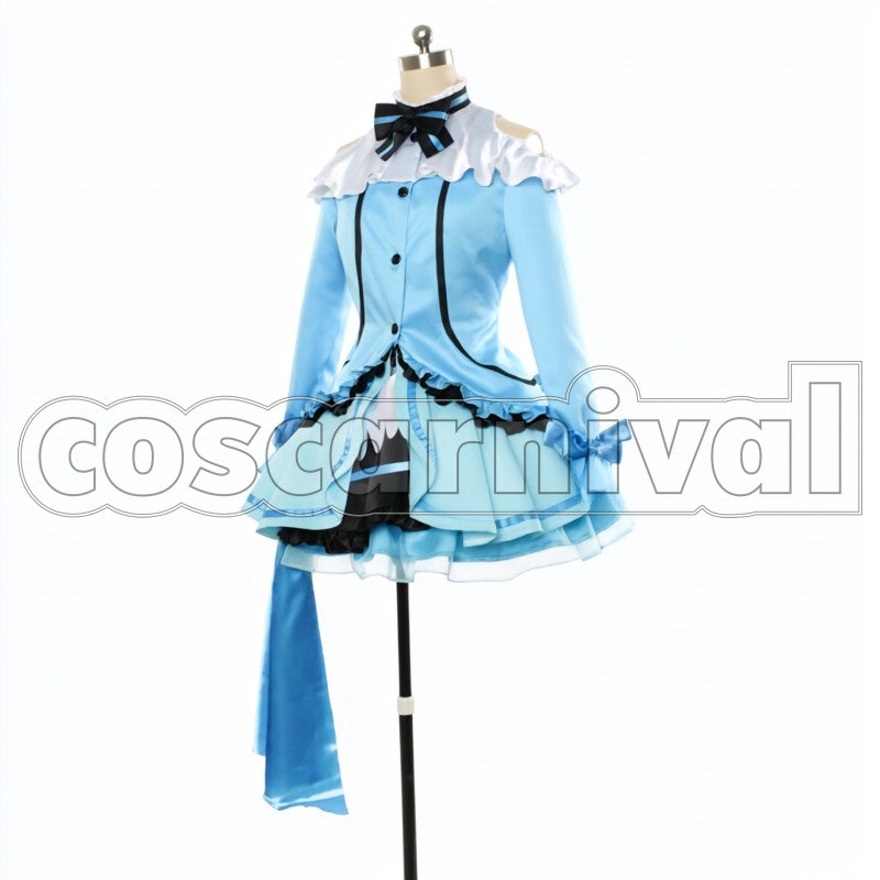 2 Episodes 12 13 Insert Song KiRa-KiRa Sensation! Happy maker! Eli Ayase cosplay costume from Love Live! Season, front view 4