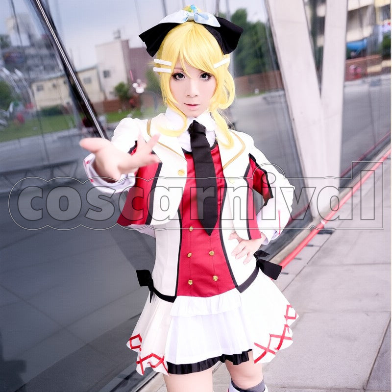 Eli Ayase cosplay costume from Love Live!, front view