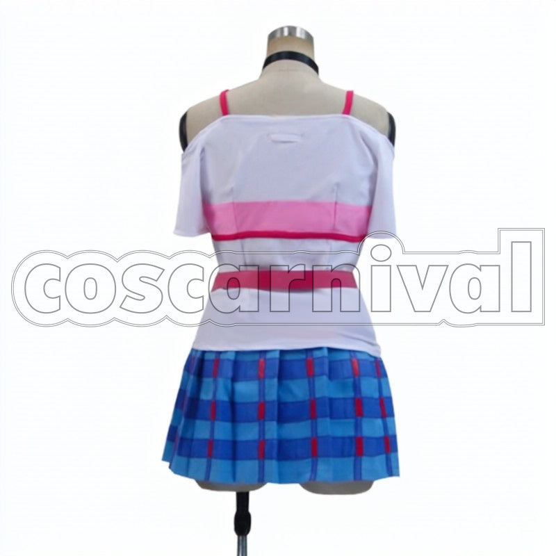 2 Insert Song Episode 13 Insert Song Happy maker! Honoka Kosaka Cheer Squad cosplay costume from Love Live! Season, back view