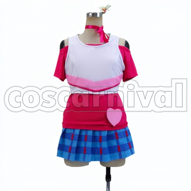 Rin Hoshizora cosplay costume from Love Live!, front view