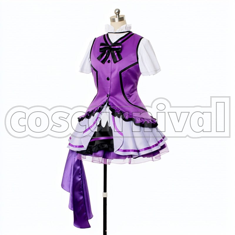 2 Episodes 12 13 Insert Song KiRa-KiRa Sensation! Happy maker! Maki Nishikino cosplay costume from Love Live! Season, side view 2