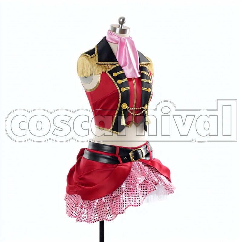 2 Insert Song Shin guru2 Love wing bell Dancing stars on me! Honoka Kosaka cosplay costume from Love Live! Season, side view 2
