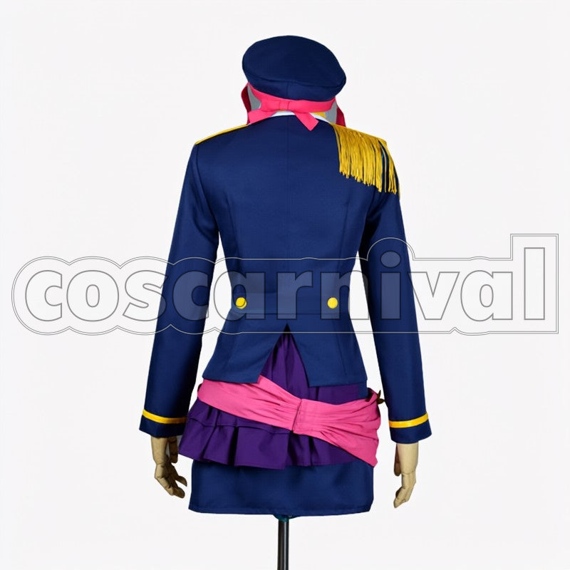 Party Fuli A-RISE Tsubasa Kira UTX Academy UTX Academy cosplay costume from Love Live! Shocking, back view