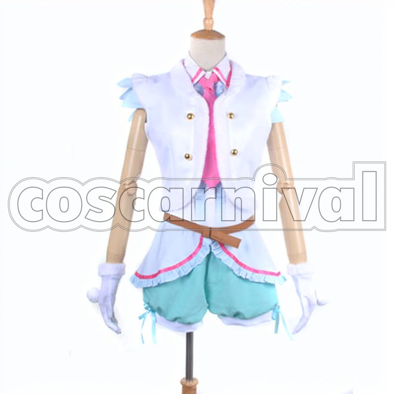 Rin Hoshizora cosplay costume from Love Live!, front view
