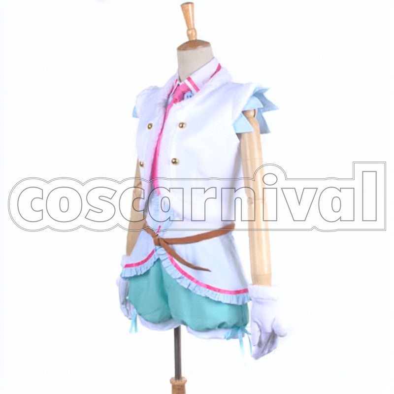 halation Rin Hoshizora cosplay costume from Love Live! Snow, side view