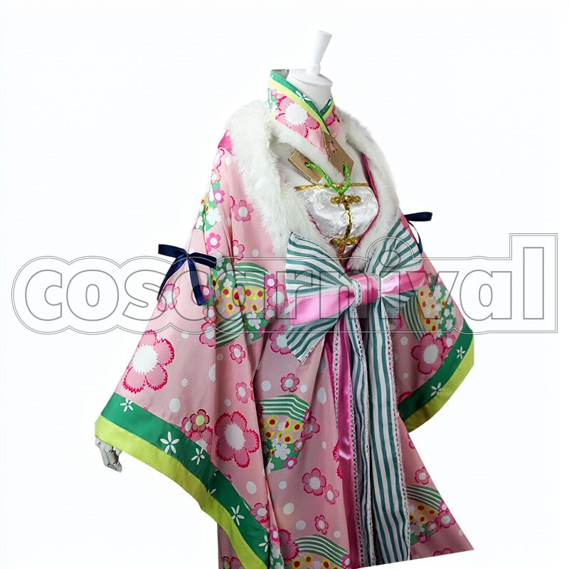 Formal Kimono Awakened Kotori Minami cosplay costume from Love Live! SR, side view