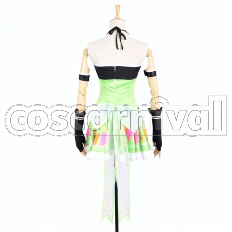 Cyber Hanayo Koizumi Awakened cosplay costume from Love Live! SR, back view